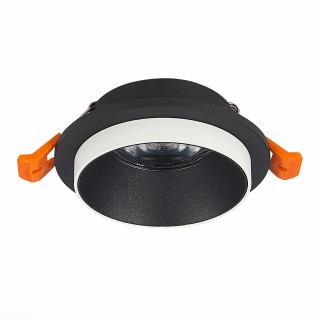 ST206.408.01 Св-к встр. Мат. черный GU10 1*50W  D92xH41 220V Без ламп CHOMIA-foto2