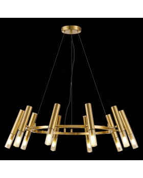 SL1236.203.10 Люстра подвесная ST-Luce Золотистый/Коньячный, Золотистый G9 10*5W ECLIP-foto5