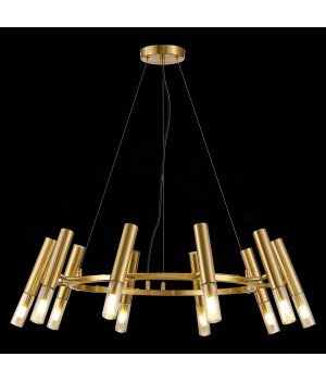 SL1236.203.10 Люстра подвесная ST-Luce Золотистый/Коньячный, Золотистый G9 10*5W ECLIP-foto5