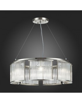 SL1627.103.07 Люстра подвесная ST-Luce Хром/Прозрачный E14 7*40W Velletri-foto5