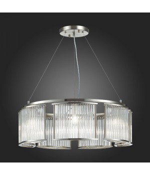 SL1627.103.07 Люстра подвесная ST-Luce Хром/Прозрачный E14 7*40W Velletri-foto5