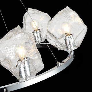 SL1175.103.06 Люстра подвесная ST-Luce хром/прозрачный E14 6*40W Portici-foto6
