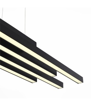SL933.403.04 Люстра подвесная ST-Luce Черный/Белый,Черный LED 1*38W 3000K/4000K/6000K SAMENTO-foto3