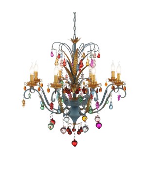 SL426.763.08 Люстра подвесная ST-Luce Разноцветный E14 8*40W JOANNA-foto13