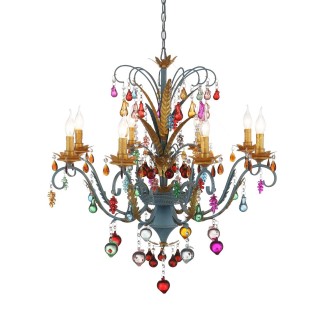 SL426.763.08 Люстра подвесная ST-Luce Разноцветный E14 8*40W JOANNA-foto13