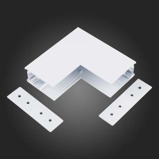 ST007.539.00 Внутренний угол-соединитель для подвесного / накладного магнитного шинопровода ST-Luce белый ST007-foto3