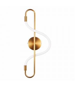 SL6102.301.10 Светильник настенный ST-Luce Латунь/Белый LED 1*10W 4000K Sagrato-foto2