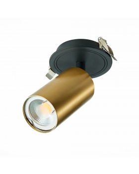 ST303.208.01 Св-к встр. Золотистый GU10 1*50W IP20 D90xH175 220V Без ламп ST303-foto2