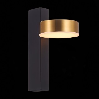 SL6000.301.01 Светильник настенный ST-Luce Черный/Латунь LED 1*7W 3000K PANCES-foto4