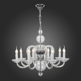 SL757.103.08 Люстра подвесная ST-Luce Хром, Прозрачный/Прозрачный E14 8*40W NINFA-foto7