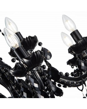 SL642.403.12 Люстра подвесная ST-Luce Черный, Хром/Черный E14 12*40W ODILIA-foto3