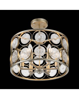 SL1105.202.06 Светильник потолочный ST-Luce Золотистый с патиной/Золотистый, Прозрачный E14 6*60W SERANDA-foto9