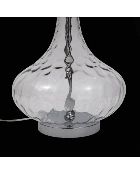 SL973.104.01 Прикроватная лампа ST-Luce Хром, Прозрачный/Белый E27 1*60W (из 2-х коробок) AMPOLLA-foto6