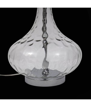 SL973.104.01 Прикроватная лампа ST-Luce Хром, Прозрачный/Белый E27 1*60W (из 2-х коробок) AMPOLLA-foto6