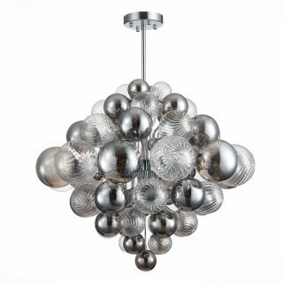 SL1124.103.29 Люстра подвесная ST-Luce Хром/Дымчатый, Прозрачный G9 29*5W 4000K VINETTO-foto2