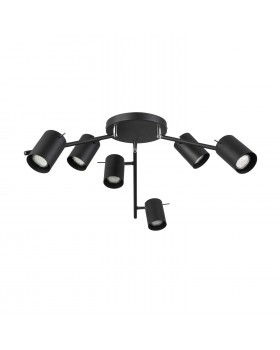 SL597.402.06 Светильник потолочный ST-Luce Черный/Черный GU10 6*3W FANALE-foto2