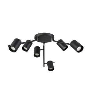 SL597.402.06 Светильник потолочный ST-Luce Черный/Черный GU10 6*3W FANALE-foto2