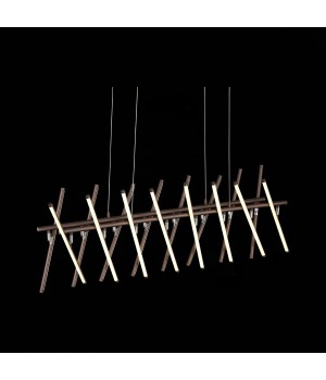 SLD003.303.16 Люстра подвесная ST-Luce Кофейный/Белый LED 16*8W 4000K PIACOD-foto10