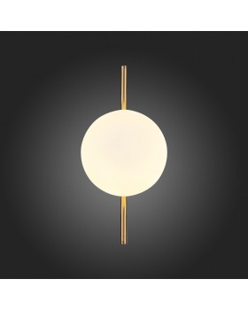 SL1126.201.01 Светильник настенный ST-Luce Золотистый/Белый G9 1*5W FORCIO-foto3