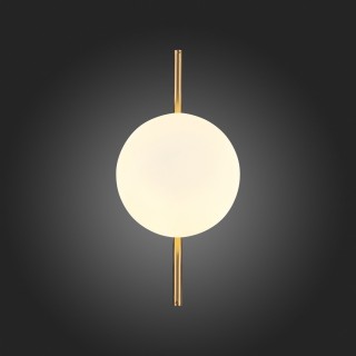 SL1126.201.01 Светильник настенный ST-Luce Золотистый/Белый G9 1*5W FORCIO-foto3