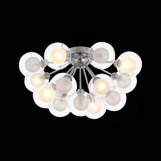 SL431.102.15 Люстра потолочная ST-Luce Хром/Прозрачный, Белый G9 15*5W DUALITA-foto6