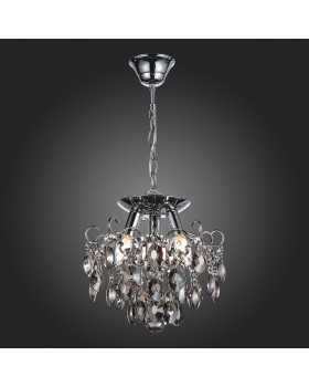 SL846.102.03 Люстра подвесная ST-Luce Темный хром/Тонированный черный E14 3*40W ORECCHINI-foto4