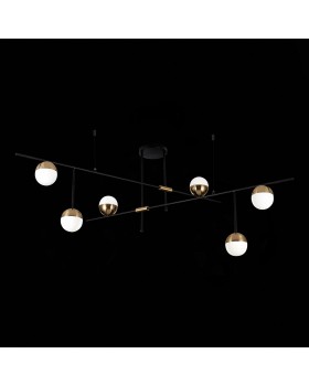 SL1507.422.06 Люстра потолочная ST-Luce Черный/Белый, Золотистый G9 6*5W 4000K ALBERO-foto4