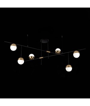 SL1507.422.06 Люстра потолочная ST-Luce Черный/Белый, Золотистый G9 6*5W 4000K ALBERO-foto4
