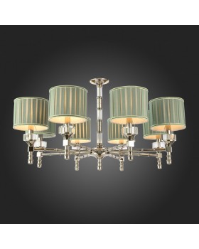 SL1121.103.08 Люстра подвесная ST-Luce Никель/Оливковый E14 8*40W OLEO-foto7