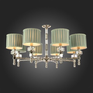 SL1121.103.08 Люстра подвесная ST-Luce Никель/Оливковый E14 8*40W OLEO-foto7