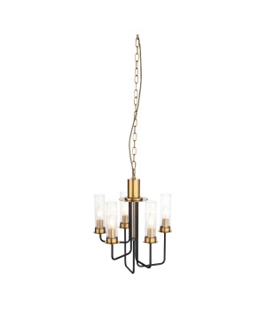 SL336.303.05 Люстра подвесная ST-Luce Коричневый, Бронза/Бежевый E14 5*60W DELAVERA-foto20