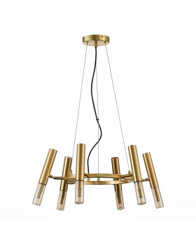 SL1236.203.06 Люстра подвесная ST-Luce Золотистый/Коньячный, Золотистый G9 6*5W ECLIP-foto2