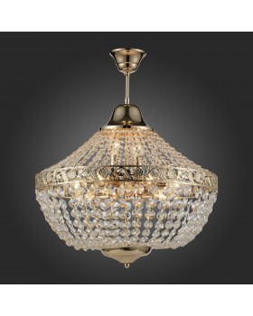 SL669.203.11 Люстра подвесная ST-Luce Французское золото/Прозрачный E14 11*40W ANTICATO-foto3