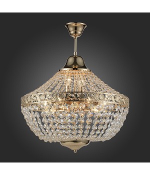 SL669.203.11 Люстра подвесная ST-Luce Французское золото/Прозрачный E14 11*40W ANTICATO-foto3