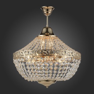 SL669.203.11 Люстра подвесная ST-Luce Французское золото/Прозрачный E14 11*40W ANTICATO-foto3