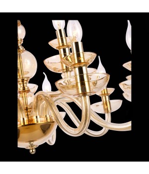 SL1758.203.15 Люстра подвесная ST-Luce Золотистый, Шампань E14 15*40W CENELA-foto6