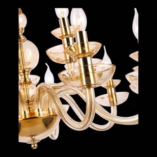 SL1758.203.15 Люстра подвесная ST-Luce Золотистый, Шампань E14 15*40W CENELA-foto6