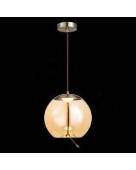 SL6108.313.01 Люстра подвесная ST-Luce Бронза/Янтарный LED 1*10W 3000K OZZIO-foto4