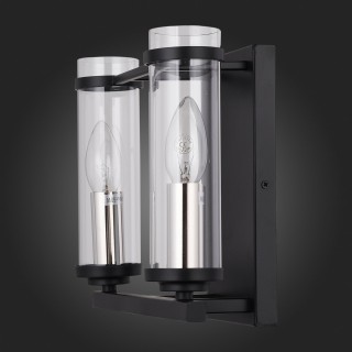 SL334.401.02 Бра ST-Luce Черный, Никель/Прозрачный E14 2*60W BICHERO-foto9