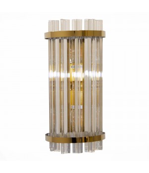 SL1179.201.02 Бра ST-Luce Золотистый/Золотистый, Прозрачный E14 2*40W Arezzo-foto2