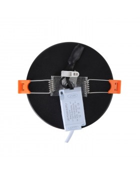 ST104.402.06 Светильник потолочный Черный LED 1*6W 3000K 468Lm Ra>80 120° IP20 D110xH20 170-240V CIAMELLA-foto3