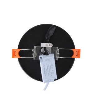 ST104.402.06 Светильник потолочный Черный LED 1*6W 3000K 468Lm Ra>80 120° IP20 D110xH20 170-240V CIAMELLA-foto3