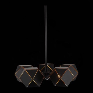 SL258.402.05 Люстра потолочная ST-Luce Черный/Черный, Золото E14 5*40W ENIGMA-foto4