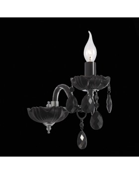 SL642.401.01 Бра ST-Luce Черный, Хром/Черный E14 1*40W ODILIA-foto2