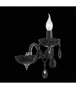 SL642.401.01 Бра ST-Luce Черный, Хром/Черный E14 1*40W ODILIA-foto2