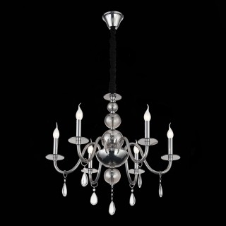 SL1113.403.06 Люстра подвесная ST-Luce Хром, Дымчатый, Прозрачный E14 6*40W SIEMA-foto4