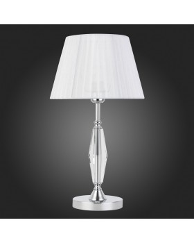 SL1756.104.01 Прикроватная лампа ST-Luce Хром/Светло-серый E14 1*40W BELLO-foto4