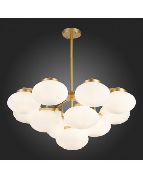 SL1503.203.13 Люстра подвесная ST-Luce Золотистый/Белый E27 13*40W Modica-foto6