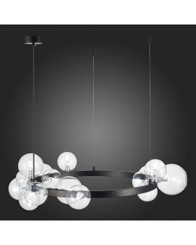 SL1165.402.15 Светильник подвесной ST-Luce Черный/Прозрачный G4 15*5W NECTON-foto3