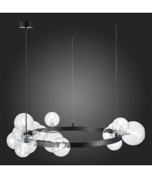 SL1165.402.15 Светильник подвесной ST-Luce Черный/Прозрачный G4 15*5W NECTON-foto3